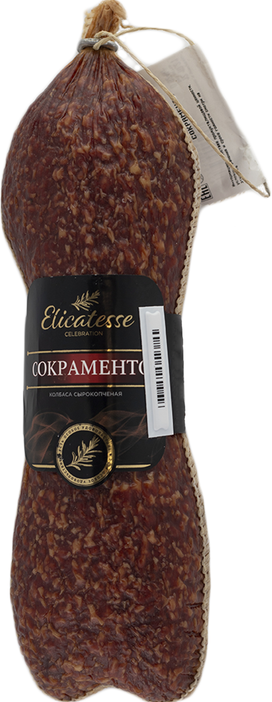 

Колбаса сырокопченая Elicatesse Сокраменто вес