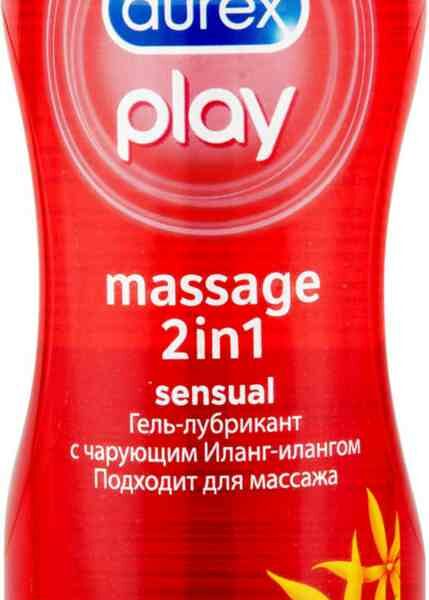 Интимная смазка и гель для массажа 2 в 1 Durex Play Sensual с иланг-илангом