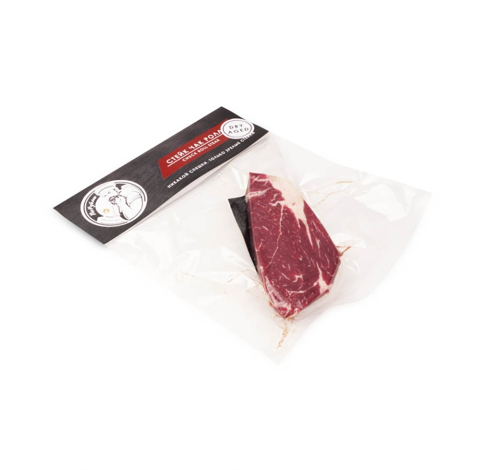 

Стейк говяжий Чак Ролл Мясо Порублю вес