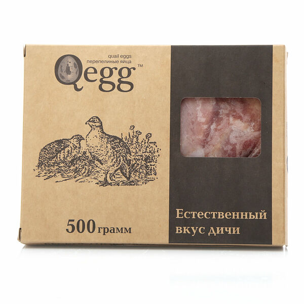 Бескостное Qegg мясо перепела замороженное, 500г