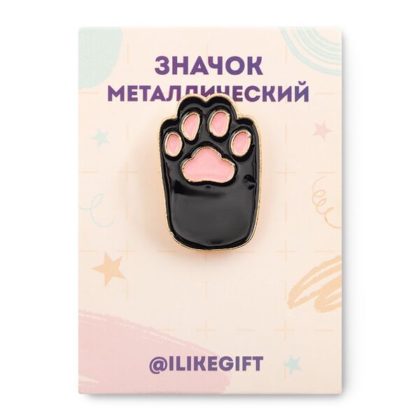 Значок Pinpinpin Cat's foot, Россия