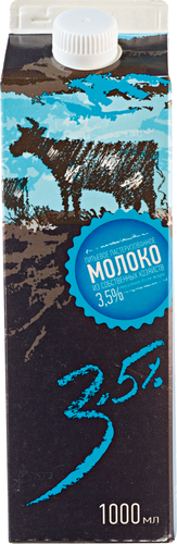 

Молоко пастеризованное Деревенское молочко 3.5% ГОСТ без змж 1 л
