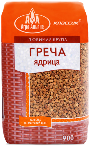 

Крупа гречневая АГРО-АЛЬЯНС Классик 1-й сорт 900 г
