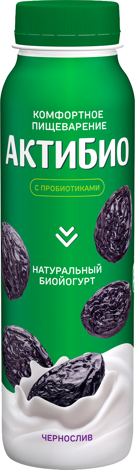 

Биойогурт питьевой Актибио с черносливом 1.5%