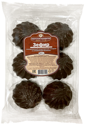

Зефир ТВЕРСКОЙ КОНДИТЕР Ванильный глазированный 205г