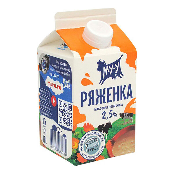 Ряженка Му-у 2,5%