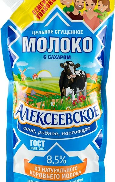 Молоко сгущенное Алексеевское 8.5% 650г