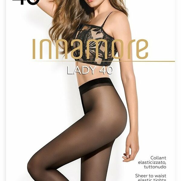 Колготки женские Innamore Lady 40 den черные, размер 3