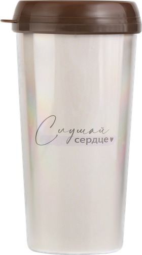 

Термокружка HITT MW's Power 420мл, с аффирмациями, Арт. H-MWP-015