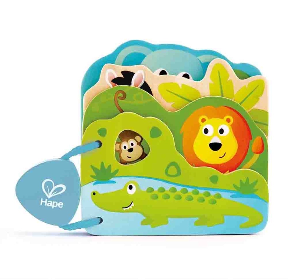 

Книга-игрушка «Дикие животные» от 1 года, Hape, Швейцария