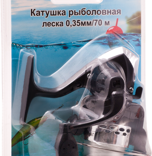 Катушка рыболовная 0,35мм/70м, Арт. GGFT-500