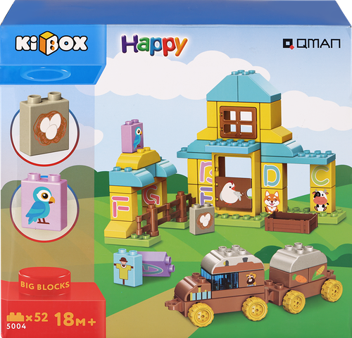 Конструктор Kibox Двор, 52 детали, Арт. 5004