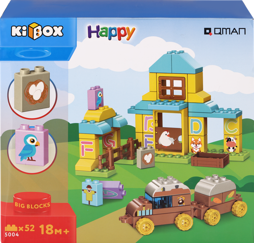 

Конструктор Kibox Двор, 52 детали, Арт. 5004