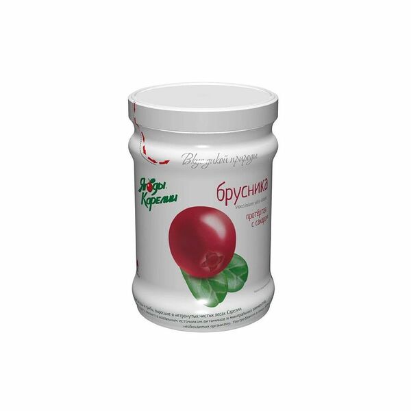 Брусника ЯГОДЫ КАРЕЛИИ протертая с сахаром