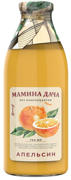 

Сок Мамина дача апельсиновый