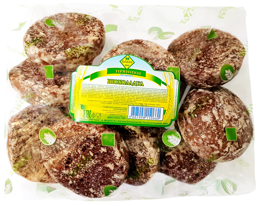 

Пряники Колос Шоколадка 350 г