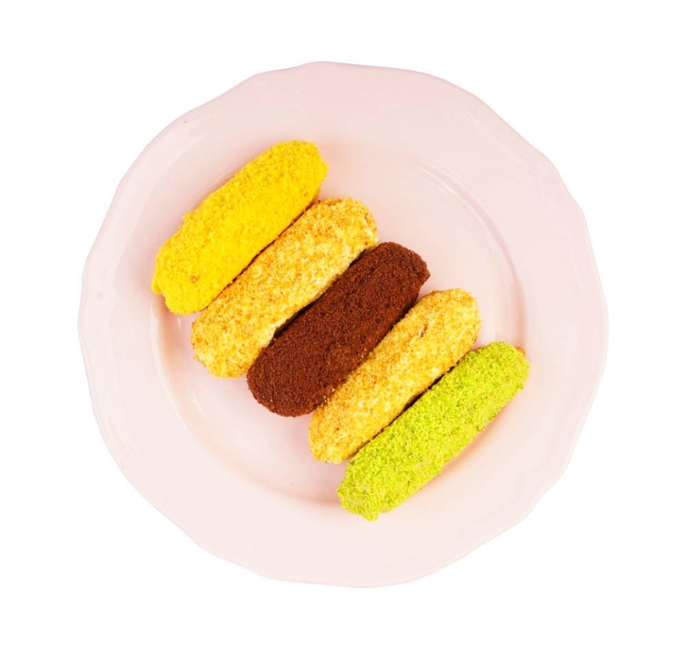 

Набор пирожных эклер обсыпной ассорти «Азбука вкуса» 70 г х 5 шт