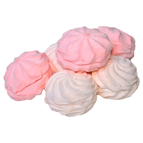 Зефир бело-розовый