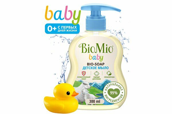 Мыло жидкое детское BioMio baby Bio-soap
