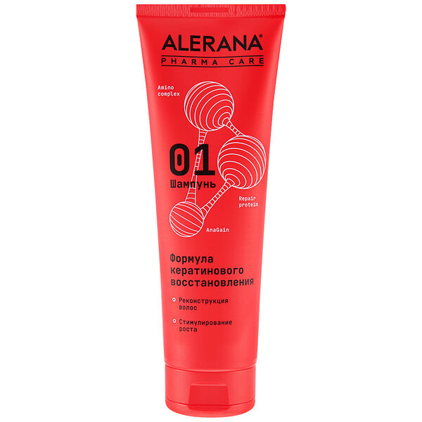 Шампунь Alerana Pharma Care Формула кератинового восстановления