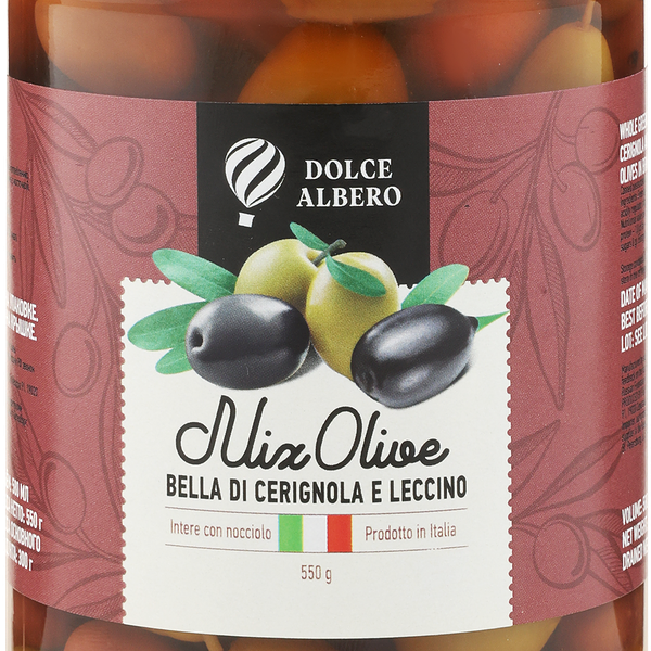 Оливки DOLCE ALBERO зеленые и черные
