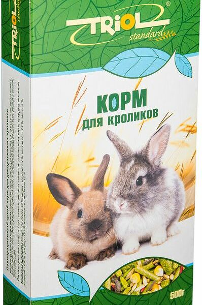 Корм Triol Криспи для кроликов, 500г