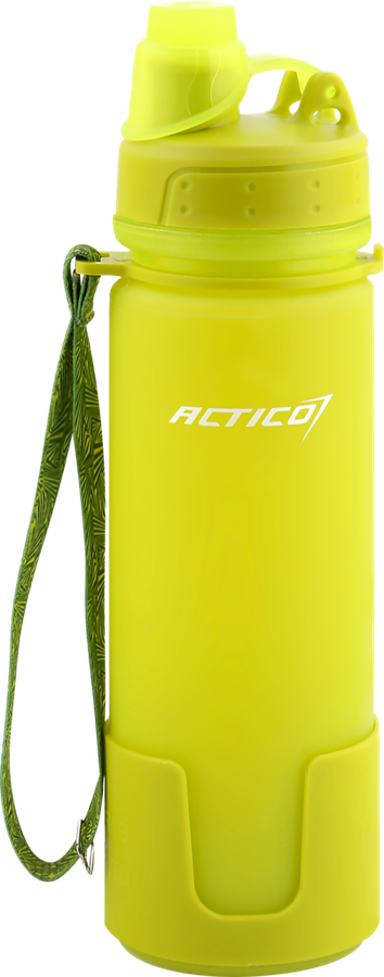 

Бутылка спортивная компактная ACTIWELL 500мл, силиконовая, цвета в ассортименте, Арт. ZR-K034