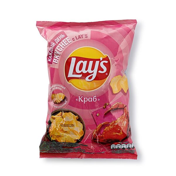 Чипсы картофельные Lay's со вкусом краба 70 г