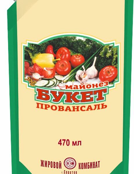 Майонез Букет Провансаль 67%, 470 мл