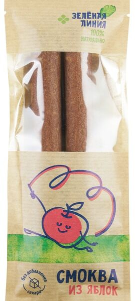 Смоква из яблок Зеленая линия 80г