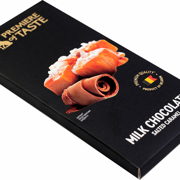 Шоколад Premiere Of Taste молочный с соленой карамелью