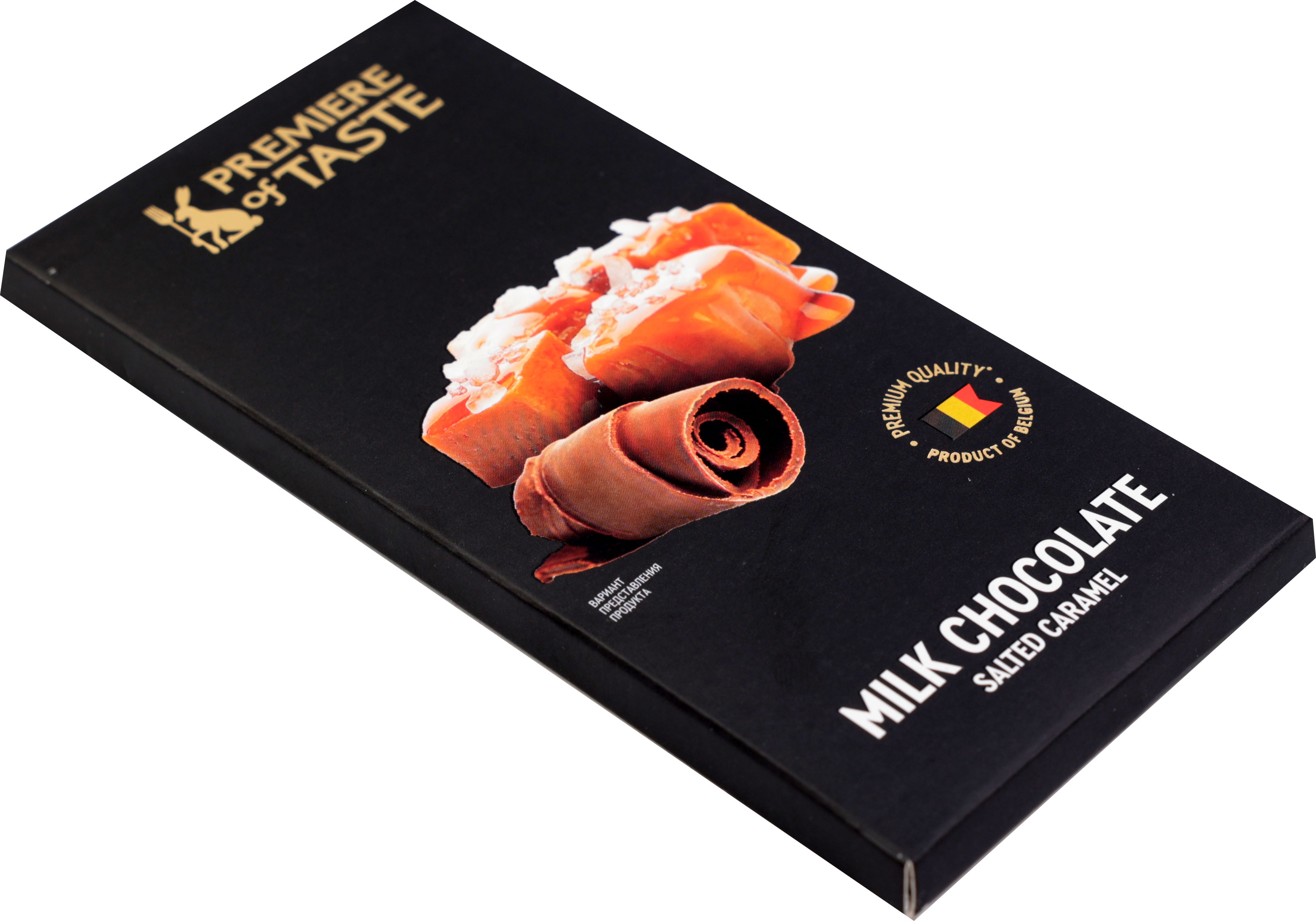 

Шоколад Premiere Of Taste молочный с соленой карамелью