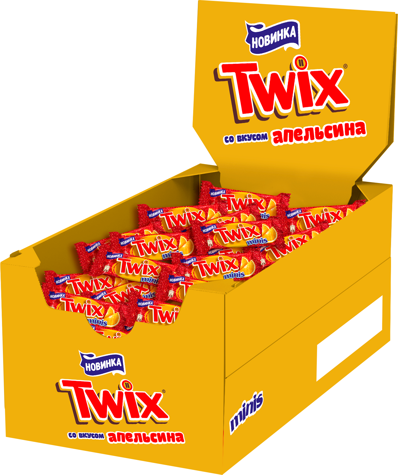 

Конфеты Тwix Minis со вкусом апельсина
