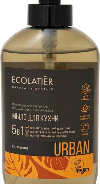 Жидкое мыло для рук Ecolatier Клементин 600мл