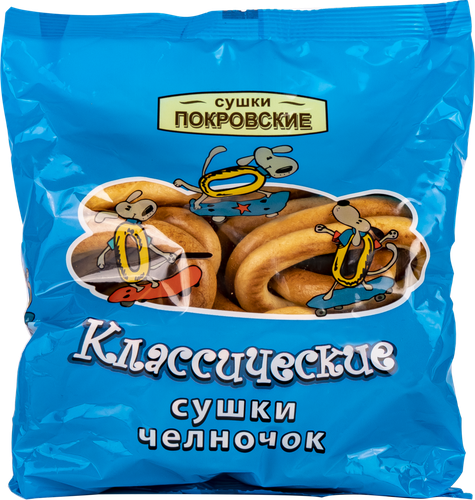

Сушки Покровский Хлеб Челночок классические 300 г