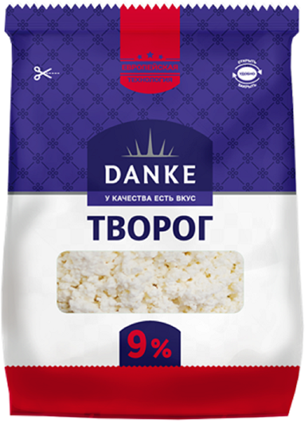 

Творог Danke рассыпчатый 9%