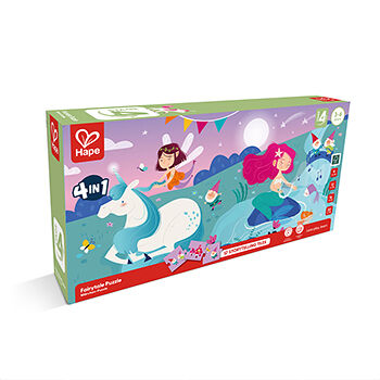 Пазл «Сказочные персонажи 4 в 1» 3+, Наре, 69 элементов, Китай