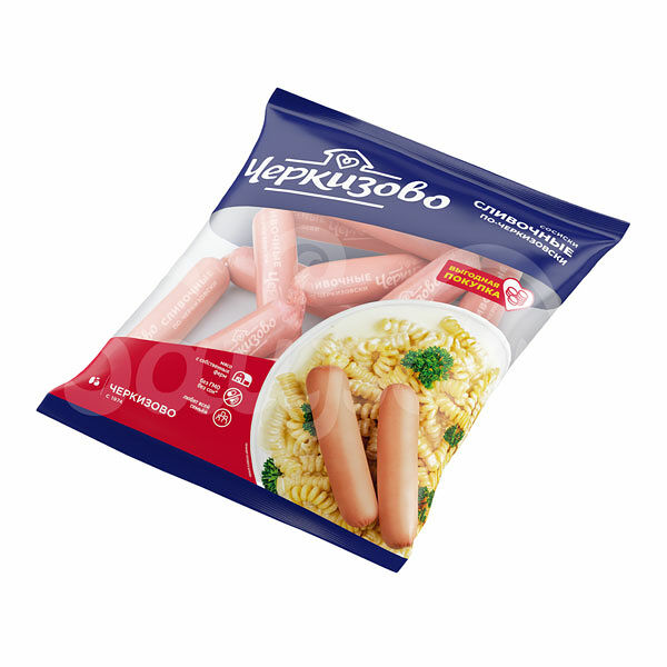 Сосиски Сливочные  по-Черкизовски 650гр Черкизово