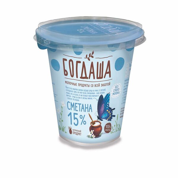 Сметана Богдаша, 15%
