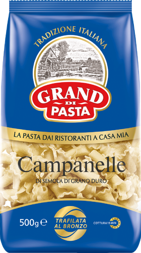 

Макароны Grand Di Pasta Campanelle Колокольчики высший сорт, 500 г