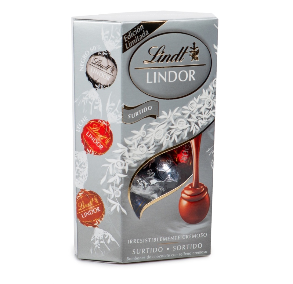 

Ассорти шоколадных конфет Серебряный корнет ТМ Lindt, 200 г
