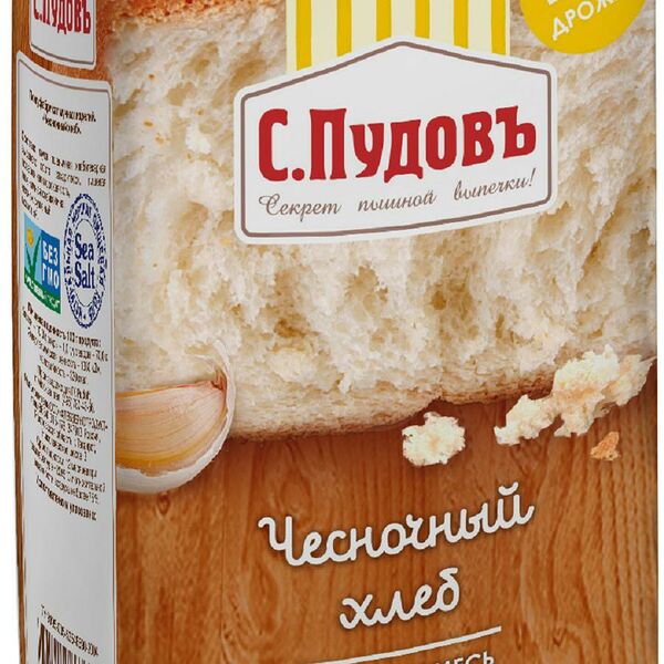 Смесь для выпечки С.Пудовъ Чесночный хлеб 500г
