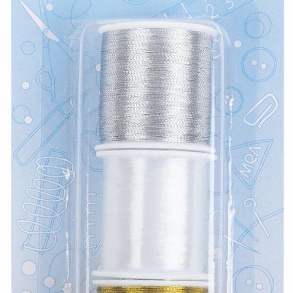 Набор ниток Gamma ST-004, 3 шт, 100 м