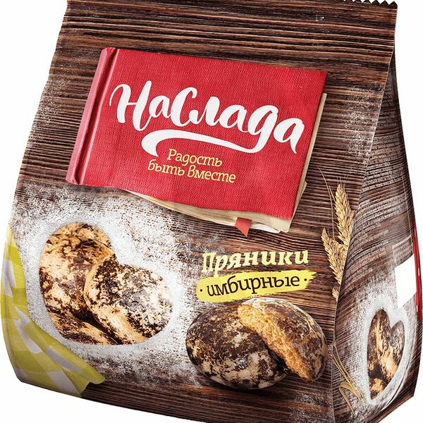Пряники сырцовые Наслада Имбирные
