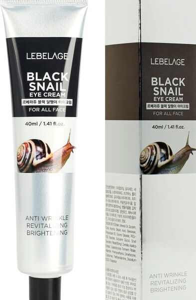 Крем для области вокруг глаз Lebelage Black Snail с муцином черной улитки 40мл