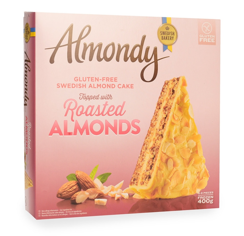 

Торт «Миндальный», Almondy, 400 г, Швеция