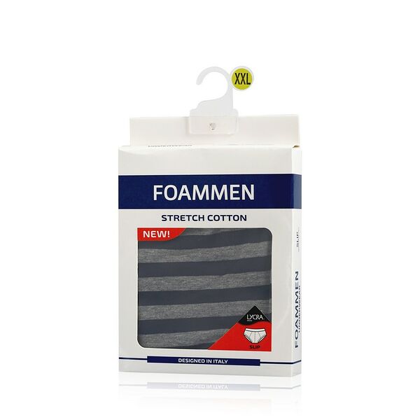 Мужские трусы-слипы Foammen Fo80502-1, серые, XXL