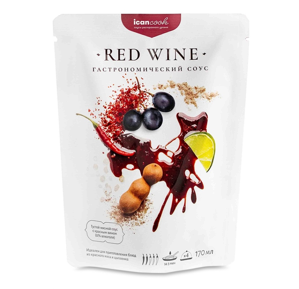 

Соус Icancook Red Wine Premium 170 мл