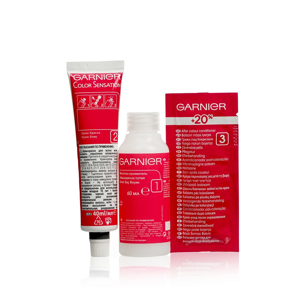

Стойкая крем-краска для волос Garnier Color Sensation Роскошь цвета оттенок 6.0 Роскошный темно-русый 110 мл