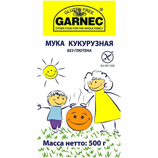 Мука Garnec кукурузная, 500 г